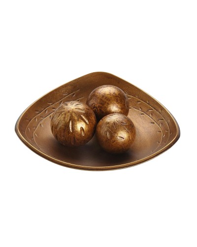 Versa Gold Centerpiece 31.5 cm, for Elegant and Modern Dining Tables
